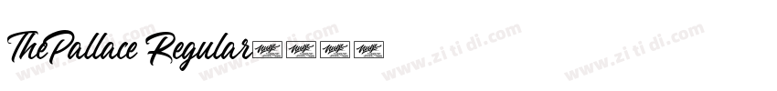 ThePallace Regular字体转换